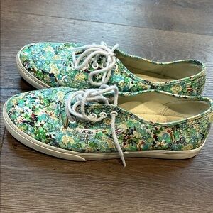 Vans Women's Floral Canvas Sneakers - Multicolor ! Size 8